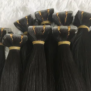 Оптовая продажа, натуральные вьетнамские бразильские Невидимые Ленты для наращивания волос, Необработанные 100% человеческие волосы, лента для наращивания волос