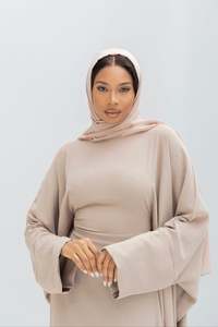 Modest Islamic Abaya <strong>Kaftan</strong> Abaya Islamic Clothing Long Sleeve Dress Abaya batwing Sleeves Dress Plain Luxury <strong>Kaftans</strong> - Product Image 3