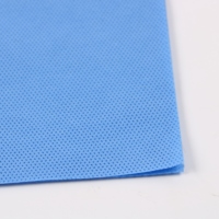 Papier d'emballage médical, en crêpe stérilisée, taille personnalisée, bleu/vert/blanc, 10 unités