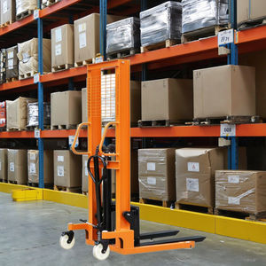 Apilador de palés <span class=keywords><strong>manual</strong></span> hidráulico <span class=keywords><strong>3M</strong></span>, altura de elevación de 1 tonelada para uso en construcción, agricultura, restaurantes, carretillas elevadoras usadas nuevas incluidas - Product Image 1