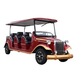 Direct Sales 8 Seaters Newest Popular Scenic Sightseeing Classic Vintage Electric Car