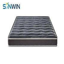 <span class=keywords><strong>Matelas</strong></span> enroulable antibactérien et anti-acariens avec noyau à ressorts ensachés, surmatelas double et <span class=keywords><strong>mousse</strong></span> à mémoire de forme réactive - Product Image 4