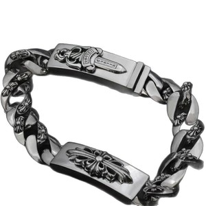 Bracelet de marque de haute qualité avec un pendentif en forme de dés croisé audacieux ; Design floral style hip-hop. - Product Image 5
