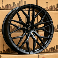 Jantes en alliage Flow Forming de 17/18/19/20 pouces, design à rayons en V, en stock, PCD 5x108/112/114.3/120 pour BMW Audi Mercedes Benz