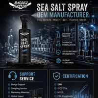 Spray de sel marin pour ondulations de plage, directement de l'usine, pour hommes, marques de produits de barbier et distributeurs nationaux