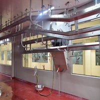 Économie de main-d 'œuvre équipement d'abattoir mouton avec couteau d'abattage mouton pour usine de transformation de la viande