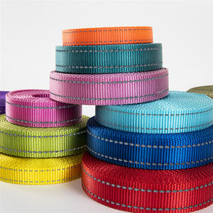 Günstige Großhandel Sichtbarkeit Hochwertige reflektierende Riemen Hunde halsband Leine Gurtband Gurtband Glow in the Dark - Product Image 3