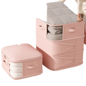 Sac de compression <span class=keywords><strong>sous</strong></span> <span class=keywords><strong>vide</strong></span> GREENSIDE grande capacité en tissu Oxford pour couettes et vêtements, transparent et anti-poussière, pour vestes et salon - Product Image 3