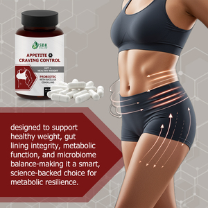 Appetite Control Capsules with Chromium and Riboflavin 100% Natural Gluten-Free <b>Supplement</b> for Adult Healthy Weight Management - Product Image 6