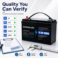 Batterie LiFePO4 12,8 V 100 Ah 300 Ah en stock UE pour moteur de pêche à la traîne, bateau, camping-car, kit panneau solaire, camping, extérieur, générateur portable