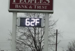 88:88ป้ายแสดงอุณหภูมิแบบครั้งเดียว<span class=keywords><strong>7</strong></span>ส่วน<span class=keywords><strong>4</strong></span>แบบดิจิทัลจอแสดงเวลาและอุณหภูมิกลางแจ้ง - Product Image 6