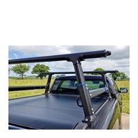 Barres de toit réglables en alliage d'aluminium 4x4 pour Hilux Double Cab 2015-2023