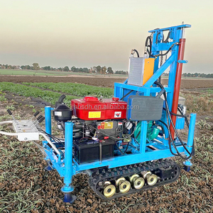 Nhà Máy Tùy Chỉnh Khoan Độ Sâu 100M 150M 200M <span class=keywords><strong>Mini</strong></span> Xách Tay Crawler 25HP Động Cơ Diesel Nước Cũng Khoan Giàn Khoan Máy - Product Image 3