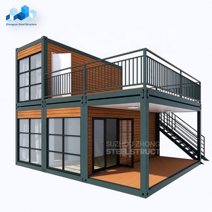 Zhongnan Detachable Custom 20ft Luxury Cabin <strong>Portable</strong> Mobile Home Tiny <strong>Wooden</strong> <strong>Houses</strong> Prefabricated Container <strong>House</strong> With Toilet - Product Image 1