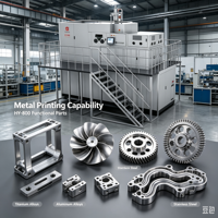 Impresora 3D de Alta Velocidad y Precisión HY-M800, Impresora 3D SLM de Metal de Grado Industrial, Láser de Alta Potencia, USB, Automática, 1 Año de Garantía, Metal