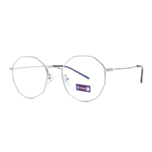 High Quality <strong>Fashion</strong> Oversized Metal Frames <strong>Clear</strong> Blue Light Blocking <strong>Lens</strong> Optical Eyeglasses <strong>Glasses</strong> - Product Image 3