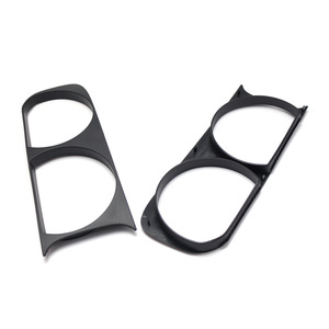 Dodge Challenger Headlight Bezels 2008-2014 <b>ABS</b> Trim Cover Front Light Frame 68051526AA - Product Image 3
