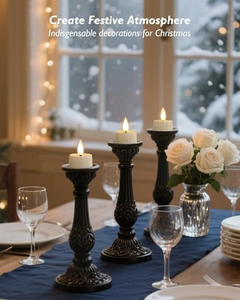 Bougie LED sans flamme à piles, effet flamme 3D réaliste, décoration d'intérieur - Product Image 4