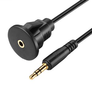 <span class=keywords><strong>Kit</strong></span> de câble d'extension audio AUX coaxial RCA personnalisé pour tableau de bord de voiture/camion, montage encastré, 3,5 mm (1/8 po) mâle vers femelle - Product Image 2