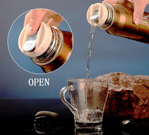 Termo de bala de acero inoxidable con tapa, 17oz /32oz - Product Image 4