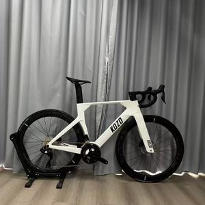 Bicicleta de Carretera Aero de Fibra de Carbono KOZO, Directo de Fábrica, 700C, 24 Velocidades, Frenos de Disco Hidráulicos, Ligera, WHL6270-Kozo2-Aluminum Whe - Product Image 1