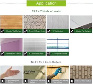 Adhesivo Decorativo Premium para Pared, Tipo Pizarra Negra, para Hogar y Escuela - Product Image 4