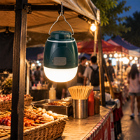 Ampoule LED rechargeable pour stand, étanche IP65, lampe d'urgence portable pour marché nocturne, camping en plein air