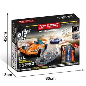 Nueva longitud 560M 1:43 Light-Up Track Toys Rc Racing Car 2-Player Slot Toy Rail Car El mejor regalo para niños Rc Toy - Product Image 5