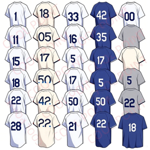 男性のためのすべてのロゴと2025新しいステッチ野球ジャージー - Product Image 1