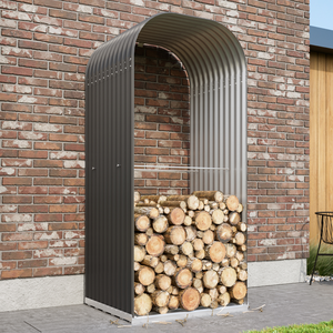 מתלה פלדה מגולוון תיבת מתלה אש ארגון גן אחסון התאספו בקלות מתכת אש אחסון עץ חסין מכרסם - Product Image 6