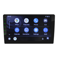 Radio de Auto Doble DIN con Pantalla Táctil, Bluetooth, Carplay Inalámbrico, Android Auto, Radio FM, USB 2.1A, Carga Rápida, 10 Pulgadas