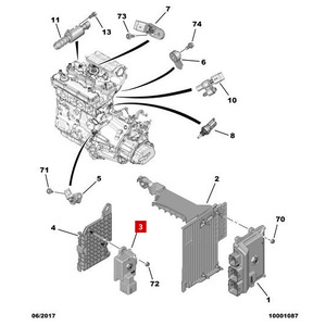 Relé de arranque y parada Peugeot 9807709080 para 208 301 308 408 3008 Citroen C3, pieza de repuesto para reparación del motor - Product Image 2