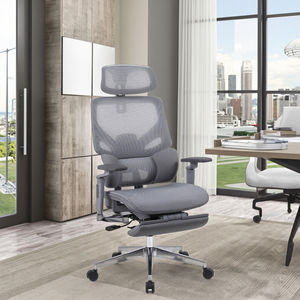 Sillas de oficina modernas de lujo Silla ejecutiva giratoria ergonómica cómoda Caja de acero de malla al por mayor para oficina - Product Image 2