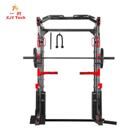 Machine Smith Commerciale avec Power Rack et Crossover à Câbles pour l'Entraînement Musculaire en Salle de Sport