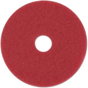 Boardwalk BWK4012RED Diamètre 12 pouces. Tampons de polissage pour sols Red Diamond, personnalisables OEM, 5 par carton, pour le polissage automobile - Product Image 1