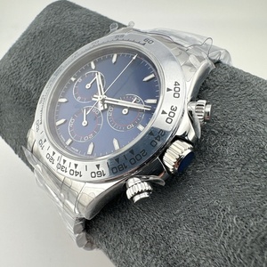 Montre de plongée classique de haute qualité à mouvement mécanique, boîtier en acier inoxydable, chronographe, résistance à l'eau 30 bars, luxe - Product Image 2
