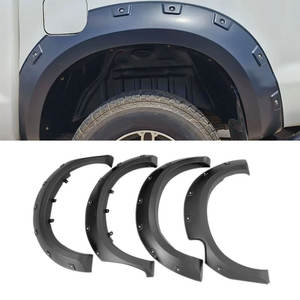 Guardabarros Anchos para Toyota Hilux Vigo, Color Negro Mate, PP, Mejora Todoterreno, 04-14 - Product Image 2