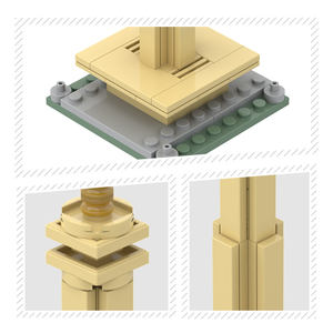 CAYI personalizado famoso hito MOC ladrillo OEM y ODM Torre creativa Spire modelo ladrillos Juguetes Juegos de bloques de construcción de plástico - Product Image 3