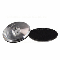 Disque de support en aluminium personnalisable 3 4 5 6 7 pouces avec crochet et boucle M14