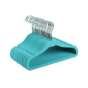 Appendini per panni floccati in feltro antiscivolo <span class=keywords><strong>appendiabiti</strong></span> Organizer <span class=keywords><strong>appendiabiti</strong></span> <span class=keywords><strong>appendiabiti</strong></span> <span class=keywords><strong>appendiabiti</strong></span> in velluto per accessori per la casa del negozio - Product Image 6