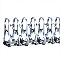 Porte coulissante en acier inoxydable/alliage d'aluminium, barrière rétractable manuelle à grande vitesse, vente directe, cloison pliante, tourniquet