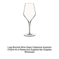Verre Luigi Bormioli Collection Suprême Chianti 45 cl H 23,3 cm Ø 8,8 cm