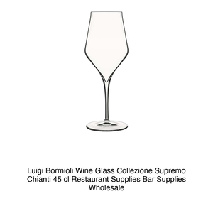 Verre Luigi Bormioli Collection Suprême Chianti 45 cl H 23,3 cm Ø 8,8 cm - Product Image 2