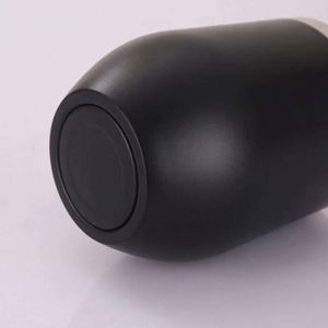 12oz Double Wall Vacuum Insulated Stainless Steel Egg Shape Wine Tumbler with Lid - Custom Promotional Gift Cup - Product Image 4