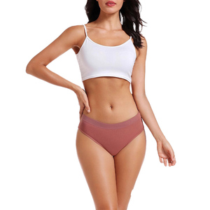 Vente en gros de culottes brésiliennes sans couture UOKIN pour femmes, couleur unie, <span class=keywords><strong>sexy</strong></span>, taille basse, en polyamide respirant, sous-vêtements bon marché - Product Image 5