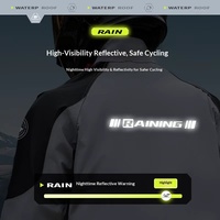 Ensemble de pluie pour moto en PVC, pour homme, deux pièces, imperméable aux intempéries, pour livreur et conducteur de véhicule électrique