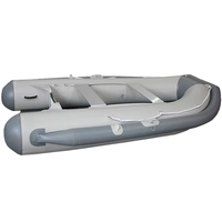 Bateau pneumatique de sauvetage Yak Outdoors en Hypalon et PVC, fond en aluminium, 5 places, écologique, pour activités de plein air et de dérive