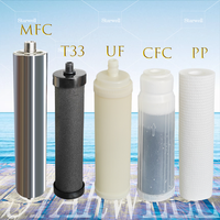 89-3 +2 Manual Filter Air Ultrafiltrasi 5-tahap Aliran Besar di Bawah Wastafel dengan Karbon Aktif Magnetik Tinggi untuk Rumah