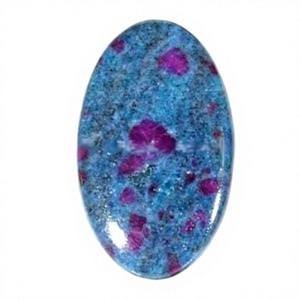 Cabașón de Cianita Azul Natural de Alta Calidad, Pulido y Liso, para la Fabricación de Joyería Suelta, FAIJAN GEMS, Certificado por Terceros - Product Image 1