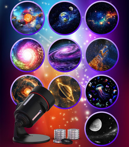 <span class=keywords><strong>2025</strong></span> Nâng Cấp 10 Phim Đĩa Sao Chiếu Cho Kid 10 Trong 1 Planetarium Chiếu HD Hình Ảnh Có Thể Điều Chỉnh Núm 360 ° Xoay - Product Image 3